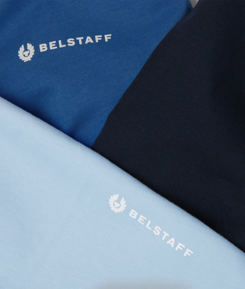 3 Pack T-Shirt - Dark Ink/Sky Blue/Marine Blue