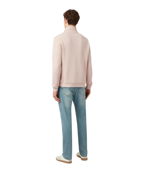 Belstaff Quarter Zip Sweatshirt - Dusk Pink