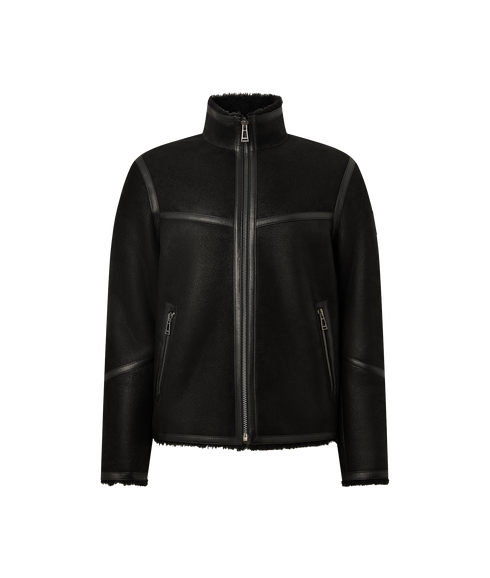 Highland Shearling Jacket - Black