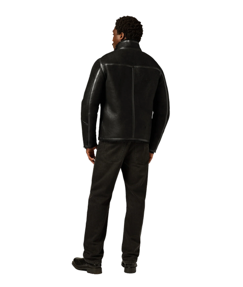 Highland Shearling Jacket - Black