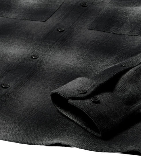 Outpost Shirt Brushed Cotton Flannel - Black