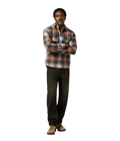 Outpost Shirt Brushed Cotton Flannel - Maple Brown