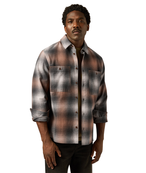 Outpost Shirt Brushed Cotton Flannel - Maple Brown