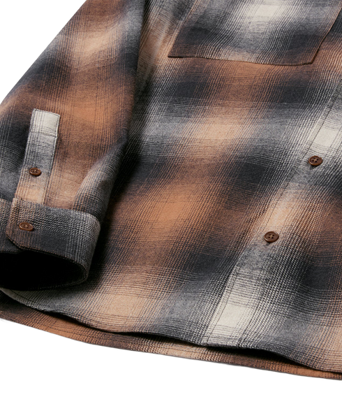 Outpost Shirt Brushed Cotton Flannel - Maple Brown
