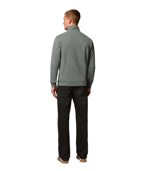 Belstaff Quarter Zip Sweatshirt - Atlantic Grey