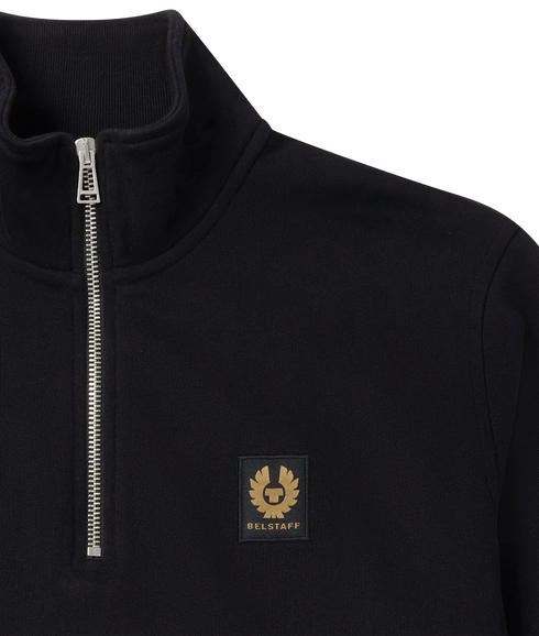 Belstaff Quarter Zip Sweatshirt - Black