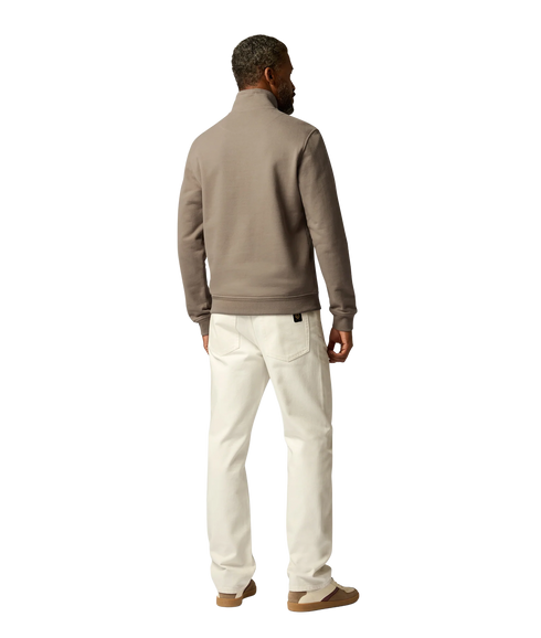 Belstaff Quarter Zip Sweatshirt - Dusty Taupe