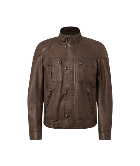 Gangster Jacket - Dark Dusty Taupe