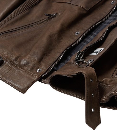 Gangster Jacket - Dark Dusty Taupe