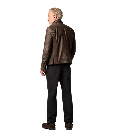 Gangster Jacket - Dark Dusty Taupe