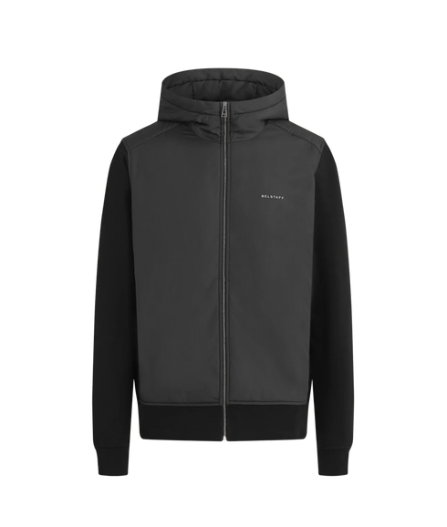 Alloy Zip Through Hoodie Black