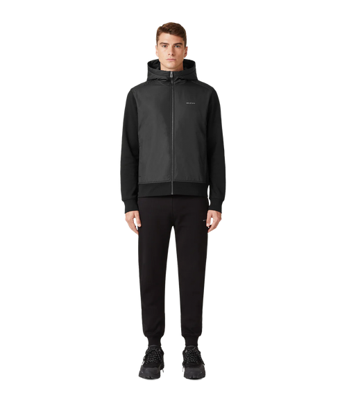 Alloy Zip Through Hoodie Black