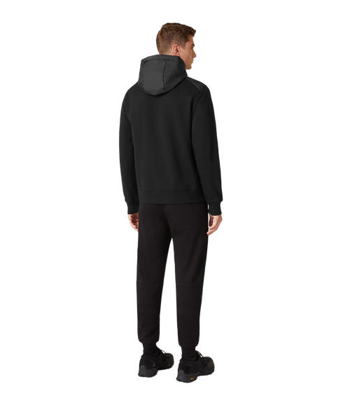 Alloy Zip Through Hoodie Black