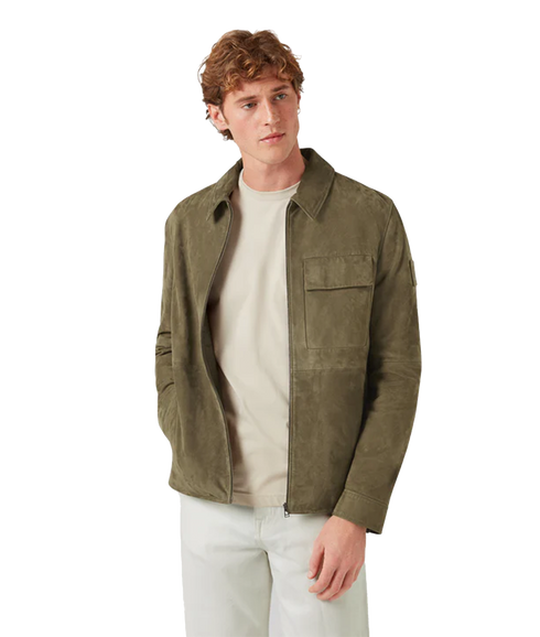 Frame Overshirt - Olive