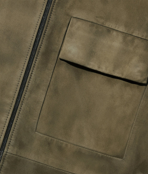 Frame Overshirt - Olive