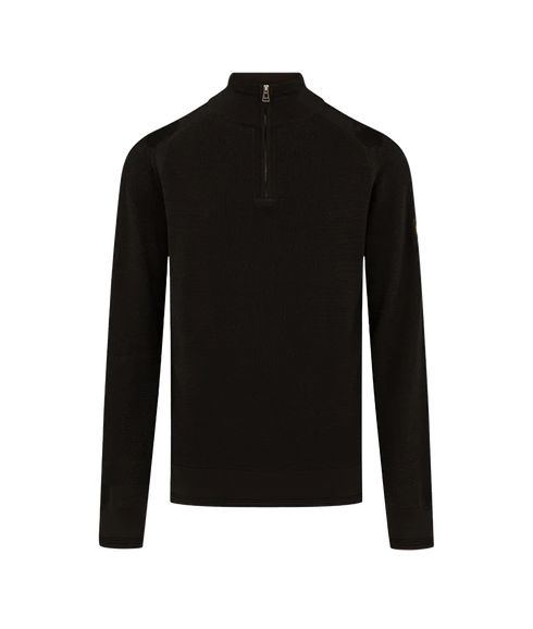 Guide Quarter Zip Jumper - Black