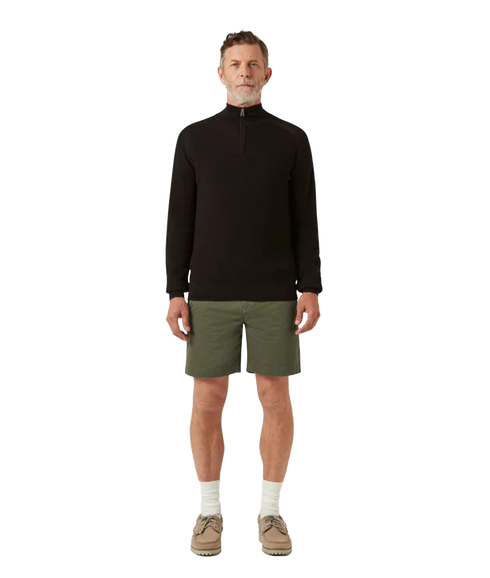 Guide Quarter Zip Jumper - Black