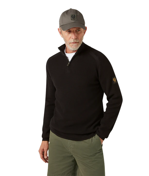 Guide Quarter Zip Jumper - Black