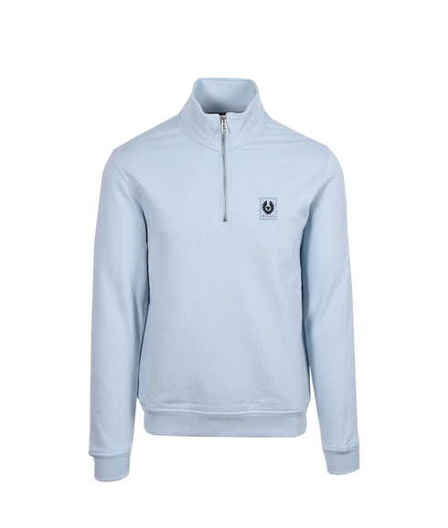 Quarter Zip Sweatshirt - Sky Blue