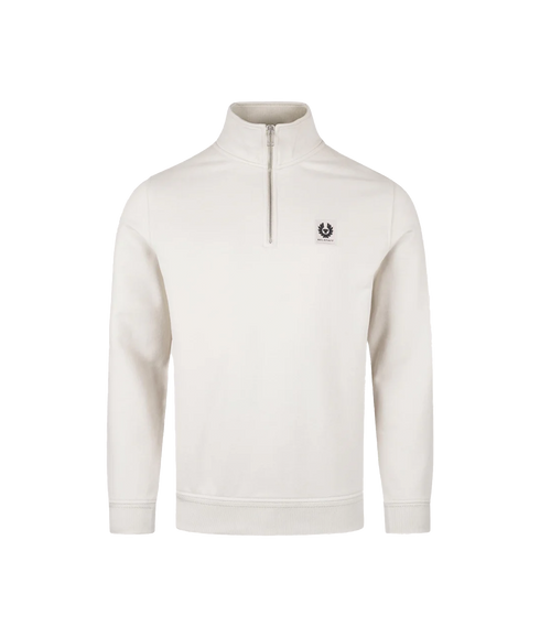 Belstaff Quarter Zip Sweats - Beige