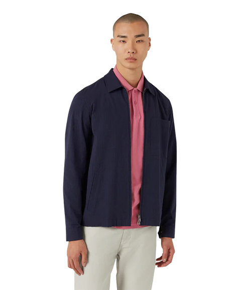 Tipped Polo - Magenta