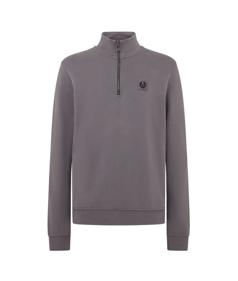 Quarter Zip Sweatshirt Tornado Grey