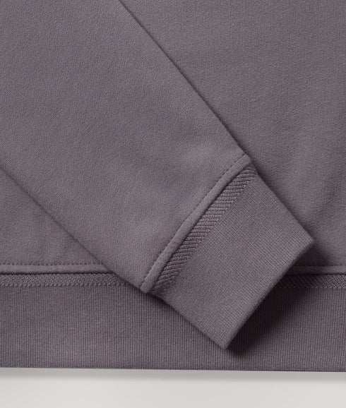 Quarter Zip Sweatshirt Tornado Grey