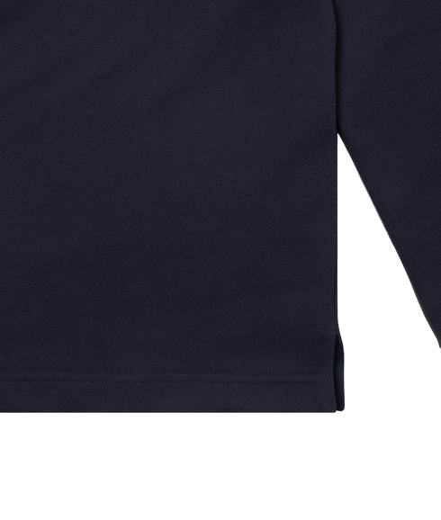 Curator Collared Sweatshirt Dark Ink