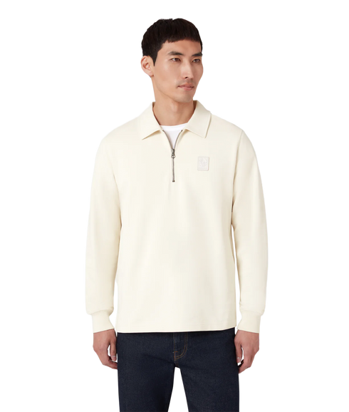 Curator Collared Sweatshirt - Silver Birch