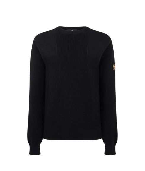 Commander Crewneck Jumper Black