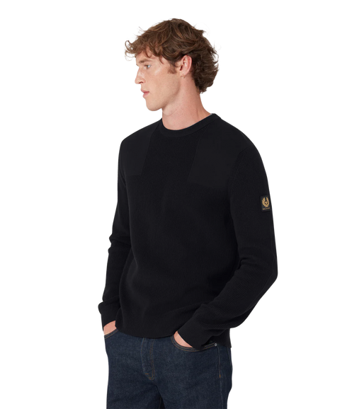Commander Crewneck Jumper Black