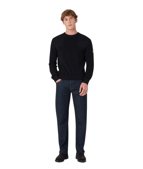 Commander Crewneck Jumper Black