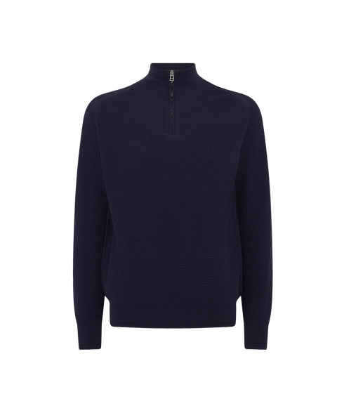 Guide Quarter Zip Jumper Dark Ink