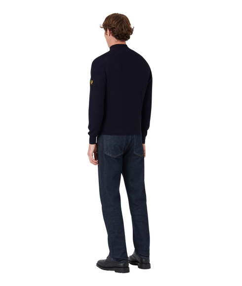 Guide Quarter Zip Jumper Dark Ink