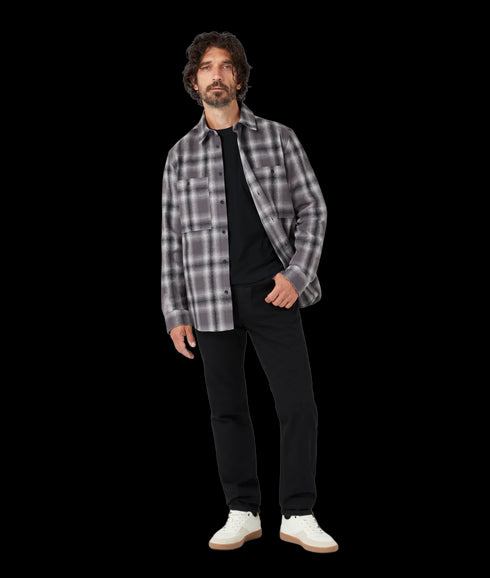 Outpost Flannel Shirt Black/Tornado Grey/Cement Grey