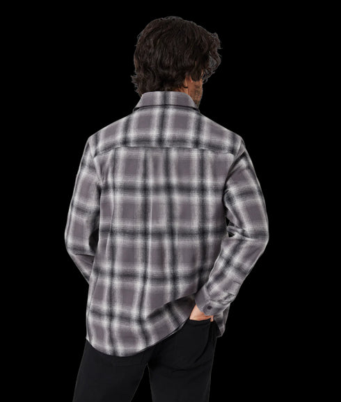 Outpost Flannel Shirt Black/Tornado Grey/Cement Grey