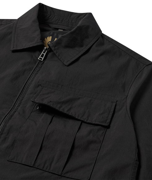 Cargo Overshirt - Black