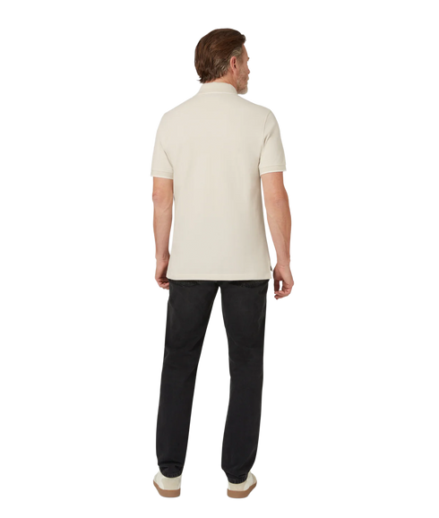 Tipped Polo - Silver Birch