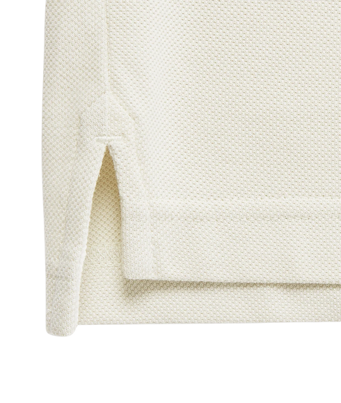 Tipped Polo - Silver Birch