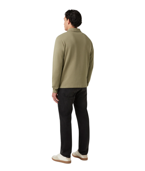 Curator Collared Sweatshirt - Fatigue Green