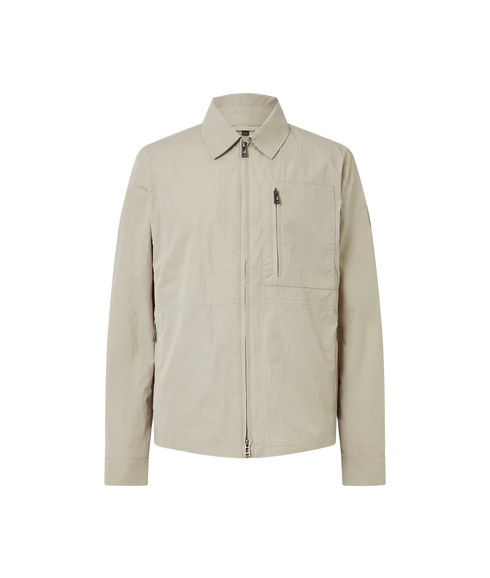 Grid Overshirt - Dark Sand