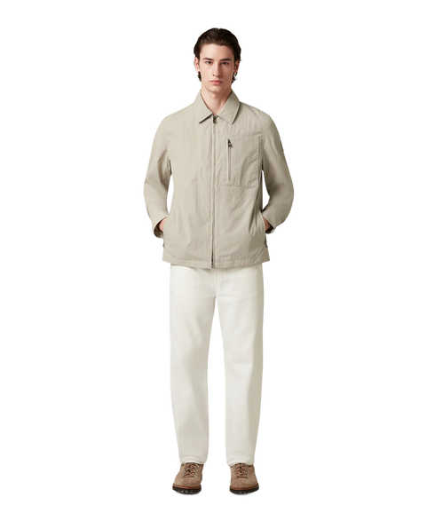 Grid Overshirt - Dark Sand