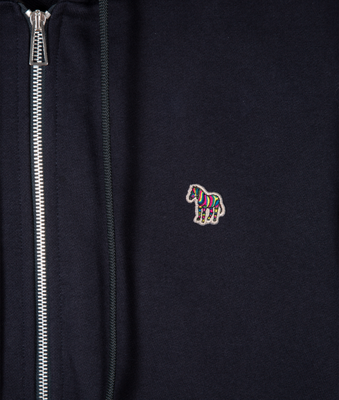 Mens Reg Fit Zip Hoody Zebra