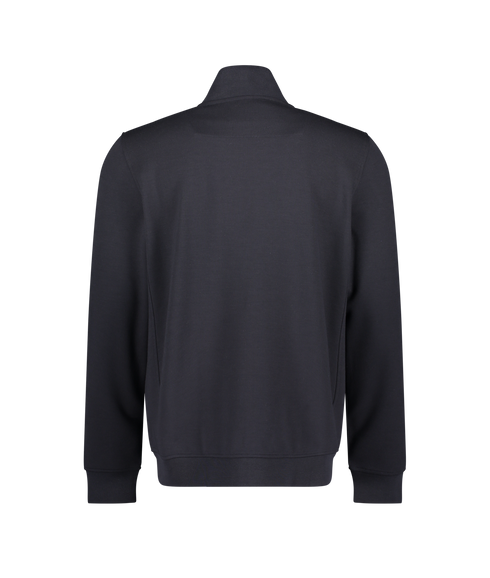 Elgar Onion Quilt Zip Through Sweat - Navy