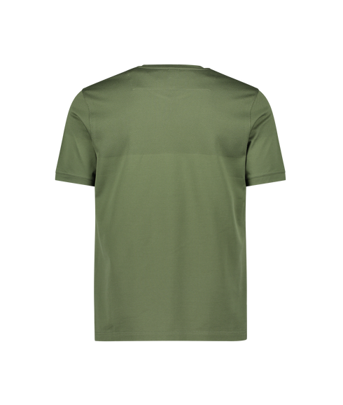 Lacer Micro Stitch Split T-Shirt - Green