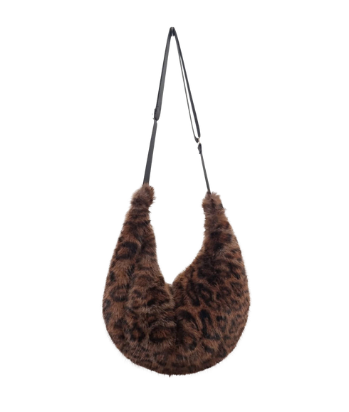 Sasha Slouch Bag - Choc Leopard