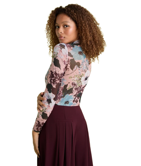 Printed Mesh Top - Multi