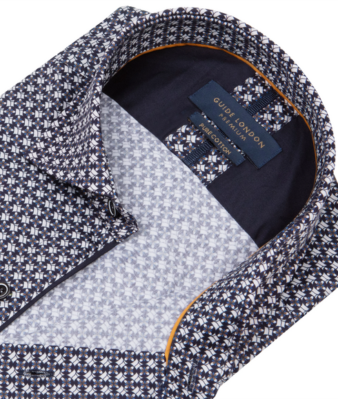 Geometric Cotton Shirt - Multi