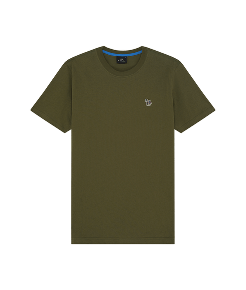 Organic Cotton Zebra Logo T-Shirt - Green