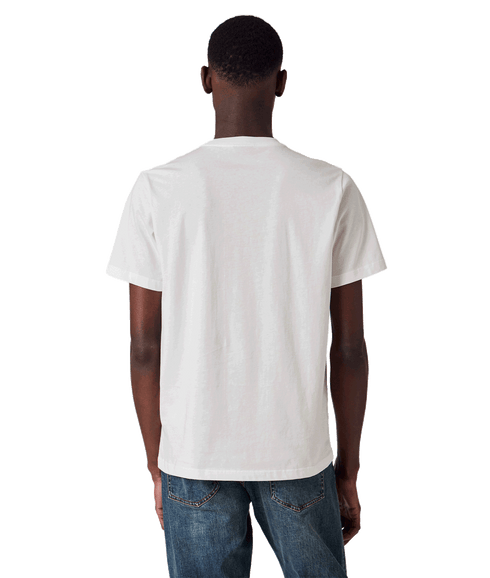 Painted Bunny' Print T-Shirt - White